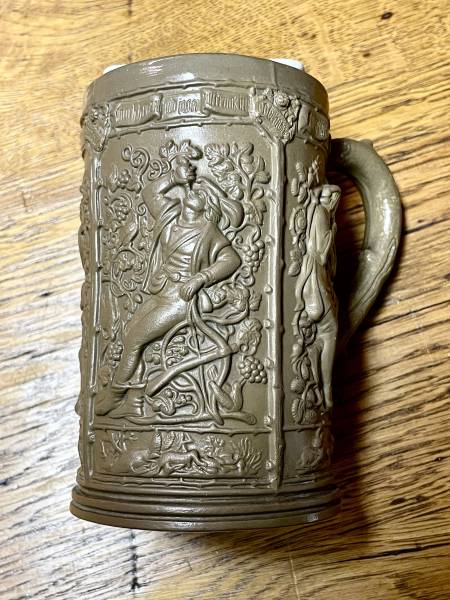 Bierkrug Steingutfabrik Grünstadt Bierkrug Steingutfabrik Grünstadt